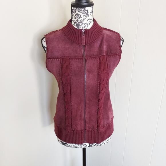 Designer Originals Suede Blend Vest - Picture 1 of 3